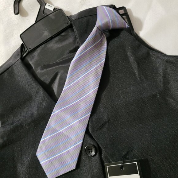 Andrew Fezza 4T Boys vest Elastic waist pants & tie set NWT. Mixed Bin Z30 - Picture 2 of 3